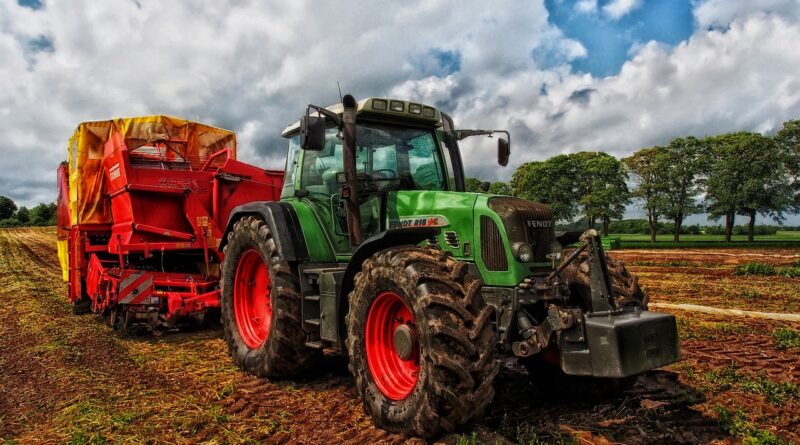 Tractor farming